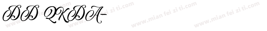 DD QKDA字体转换